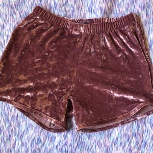 Velvet Short Short